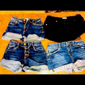 4 for $40 size 1 jean shorts